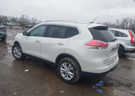 2015 Nissan Rogue Sv z USA, uszkodzony, nr VIN KNMAT2MV4FP531067